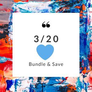 3/20 Bundle 💙  items & Save!